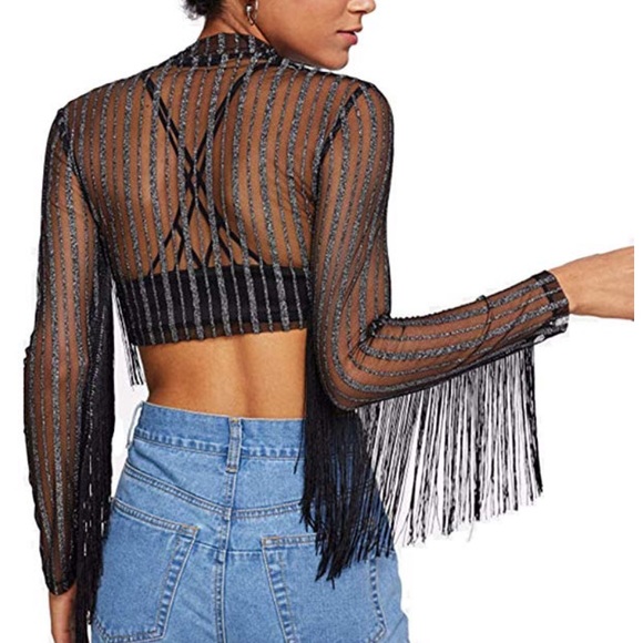 TOMITHA Fringe Top - Picture 2 of 5